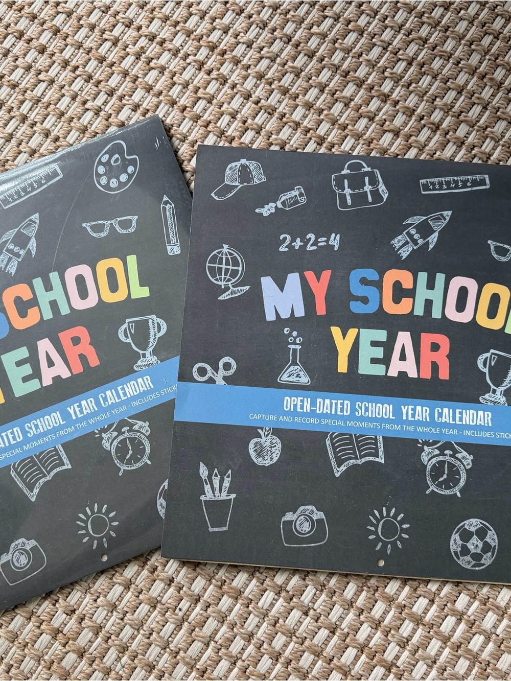 My School Year (2) Kids' Fill-In Calendars Open Dated